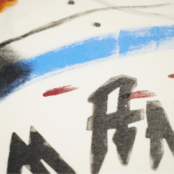 Palm Angels Cream Tee with Colorful Accents - Picture 4 of 6